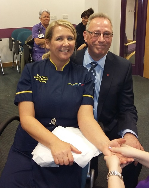  Dr Joe Delaney, Consultant in Integrative Medicine with Clare Pratt, Deputy Director of Nursing