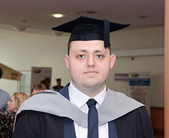 Science Part Time Case Study Adam Ravenscroft In Graduation Outfit