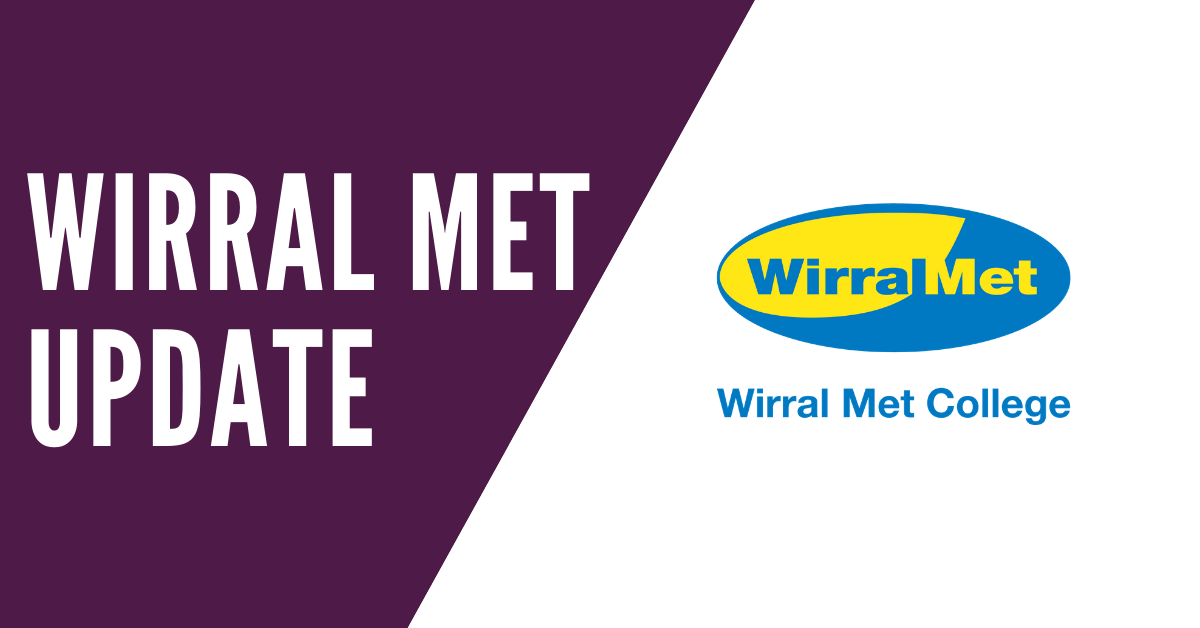 Updates and news from Wirral Met College fortnightly update Friday 22nd May 2020